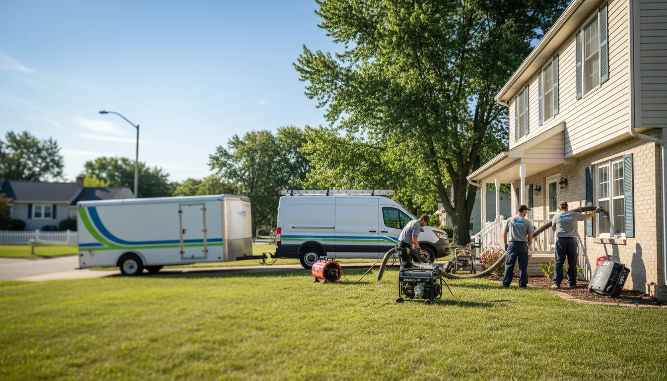 Flooded Basement Restoration And Cleanup With Repair in Washburn, IL near me